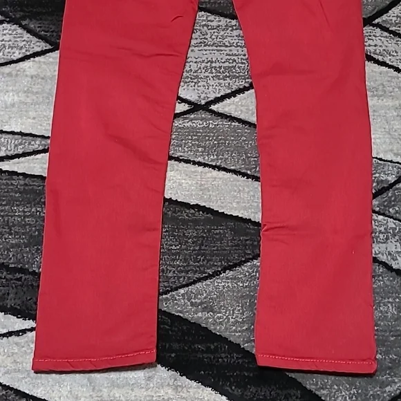 DAYTRIP ARIES RED RHINESTONES SKINNY JEAN - Picture 15 of 15
